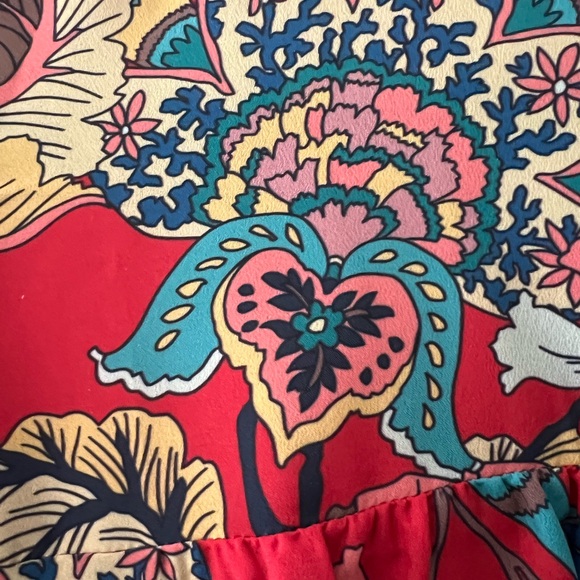 Shoshanna Balaji Floral Smocked Dress - Cayenne - size 10 - NWOT - Picture 7 of 10